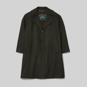 MARC JACOBS Women's the Loden Coat in Khaki, Size XS $850
